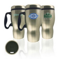 16 Oz. Stainless Steel Custom Printed Travel Mug